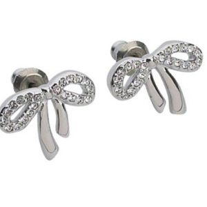 Swarovski Crystal Bow Earrings